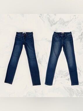 Bundle of 2 Girls Skinny Jeans, Size 12